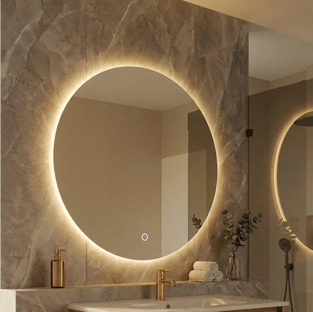 Miroir circulaire LED