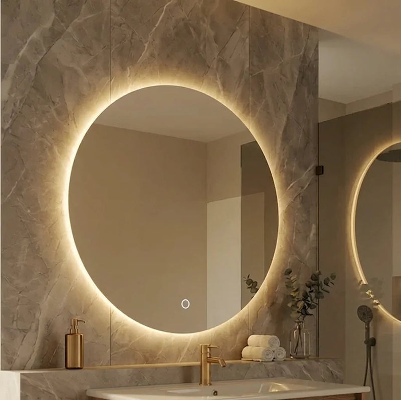 Miroir circulaire LED-1